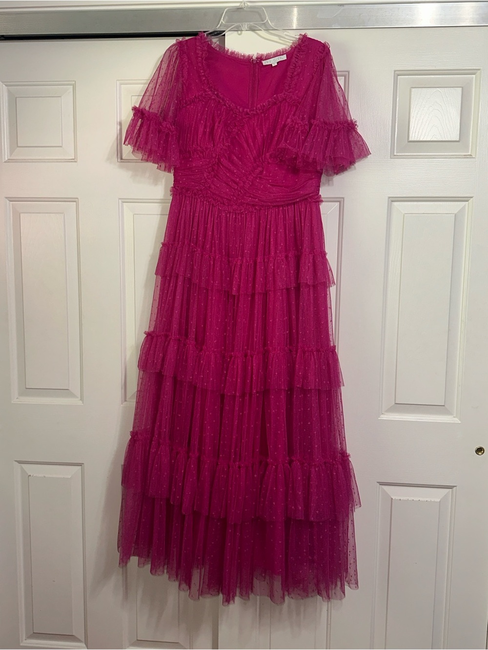 Ivy City Co Fuchsia Whimsical Maxi Dress